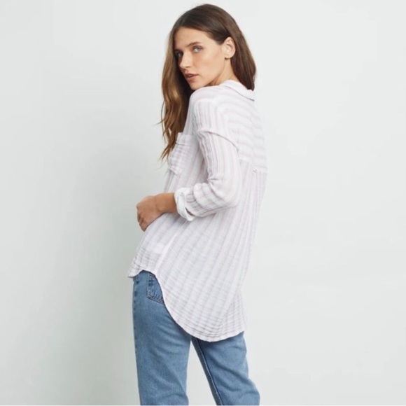Rails Ellis Gem Stripe Button Up - Picture 4 of 11